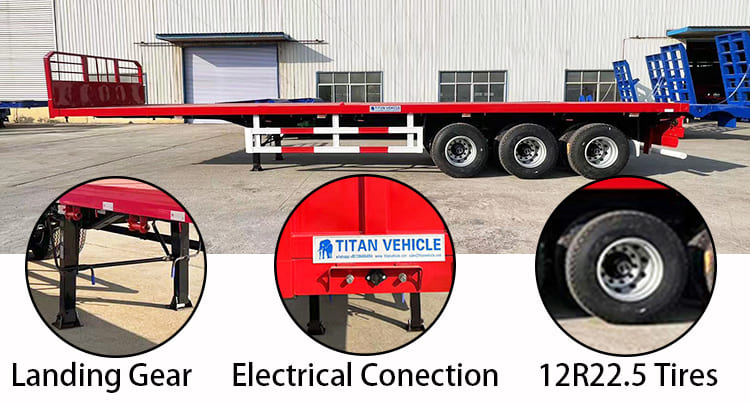 40Ft Flatbed Semi Trailer for Sale in Philippines, Phapa