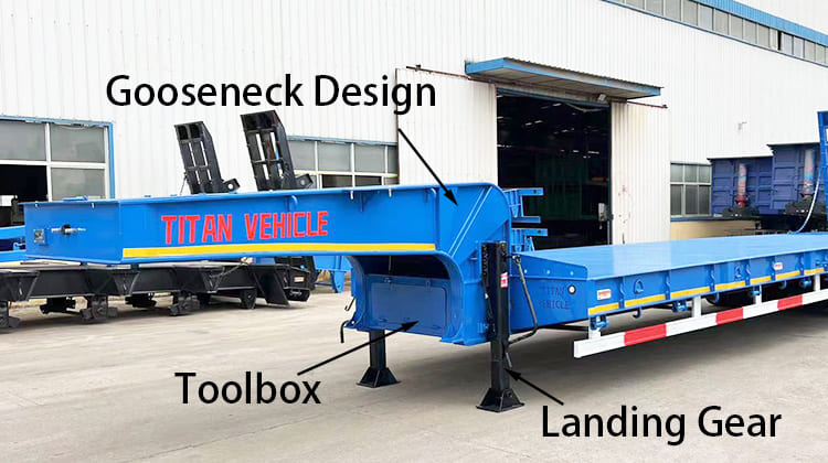 100 Ton Low Bed Trailer for Sale in Philippines, Manila