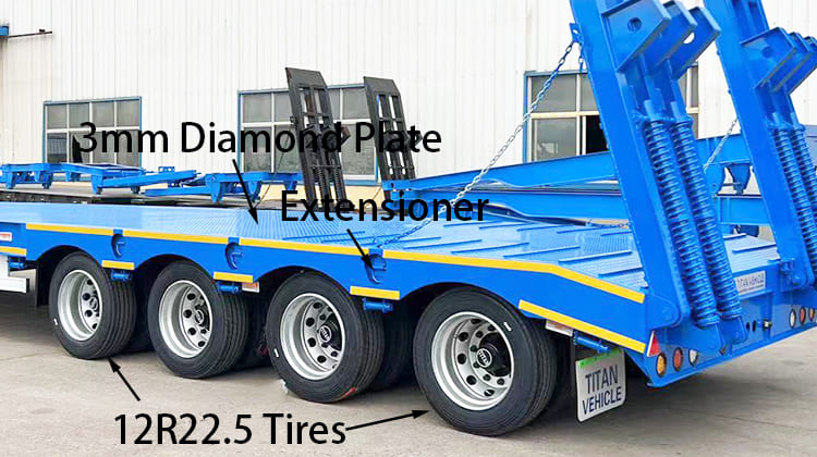 100 Ton Low Bed Trailer for Sale in Philippines, Manila
