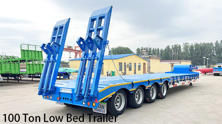 100 Ton Low Bed Trailer for Sale in Philippines, Manila