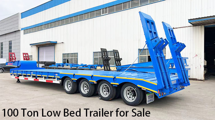 100 Ton Low Bed Trailer for Sale in Philippines, Manila
