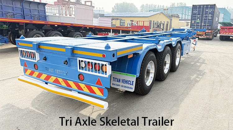 Tri Axle Skeletal Trailer for Sale in Philippines, Phili
