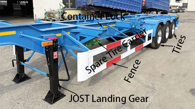Tri Axle Skeletal Trailer for Sale in Philippines, Phili