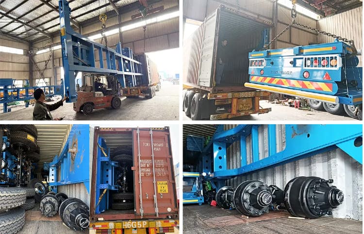 Tri Axle Skeletal Trailer for Sale in Philippines, Phili