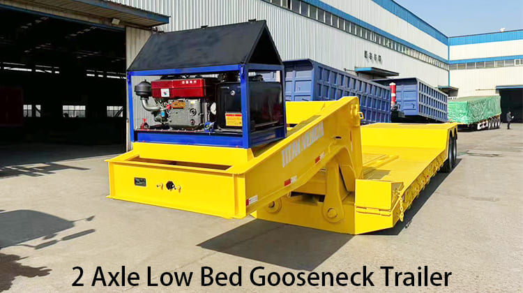 2 Axle Low Bed Gooseneck Trailer for Sale in Philippines, Phapa