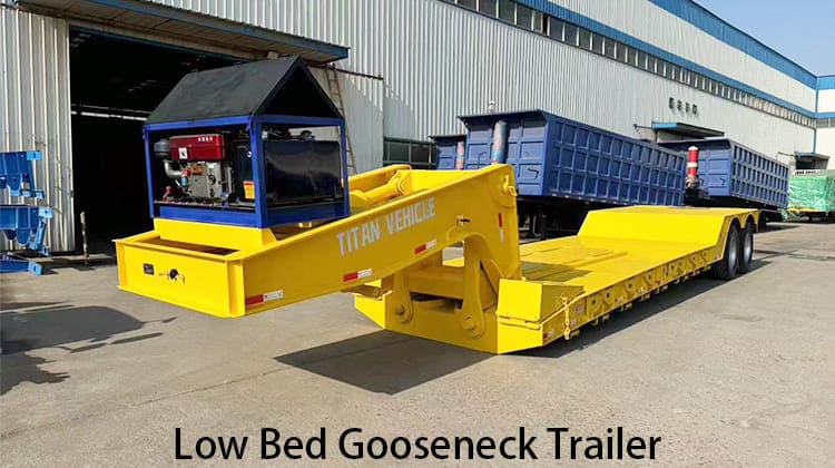 2 Axle Low Bed Gooseneck Trailer for Sale in Philippines, Phapa