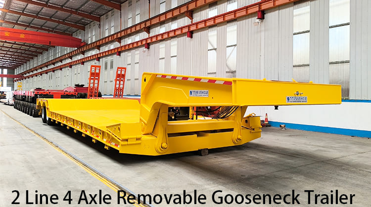 2 Line 4 Axle Removable Gooseneck Trailer for Sale in Philippines, Manila