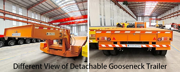 100 Ton Detachable Gooseneck Trailer for Sale in Philippines, Cebu
