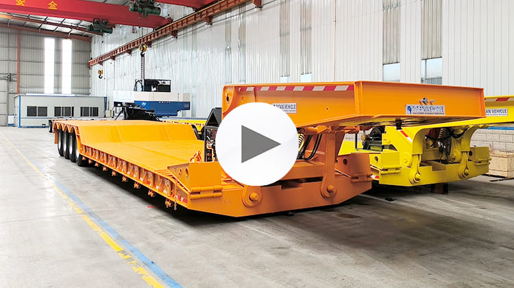 100 Ton Detachable Gooseneck Trailer for Sale in Philippines, Cebu