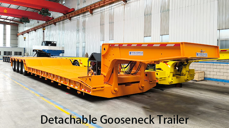 100 Ton Detachable Gooseneck Trailer for Sale in Philippines, Cebu