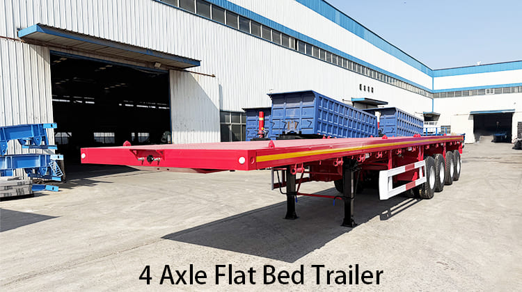4 Axle Flat Bed Trailer Price for Sale in Philippines, Phapa