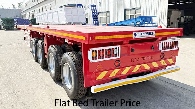 4 Axle Flat Bed Trailer Price for Sale in Philippines, Phapa