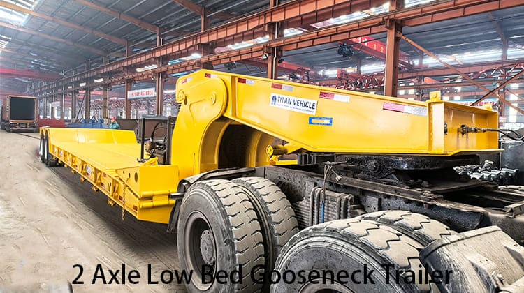 2 Axle Low Bed Gooseneck Trailer for Sale in Philippines, Manila