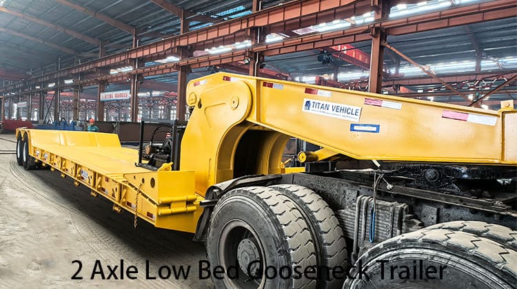 2 Axle Low Bed Gooseneck Trailer for Sale in Philippines, Manila