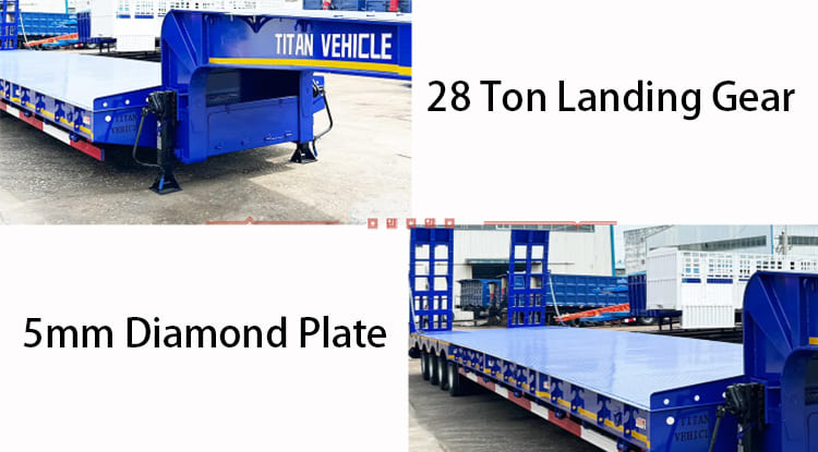 4 Axle Low Low Bed Trailer for Sale in Philippines, General Santos