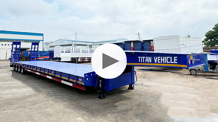 4 Axle Low Low Bed Trailer for Sale in Philippines, General Santos