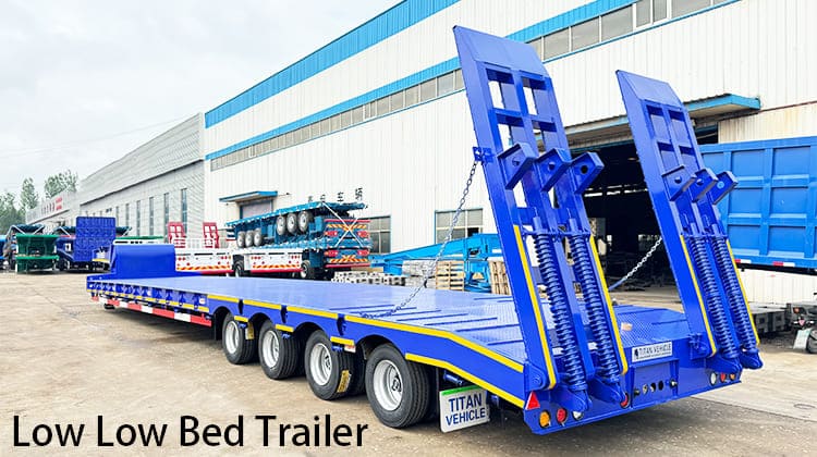 4 Axle Low Low Bed Trailer for Sale in Philippines, General Santos