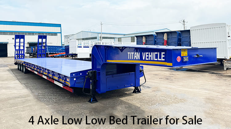 4 Axle Low Low Bed Trailer for Sale in Philippines, General Santos