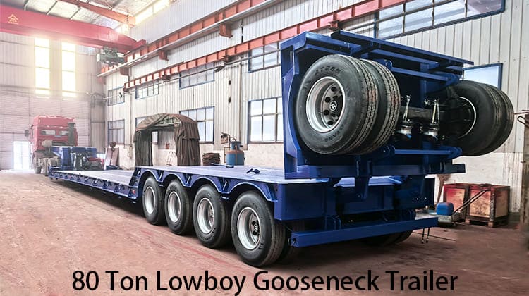 80 Ton Lowboy Gooseneck Trailer for Sale in Philippines, Cagayan De Oro