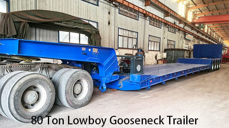 80 Ton Lowboy Gooseneck Trailer for Sale in Philippines, Cagayan De Oro