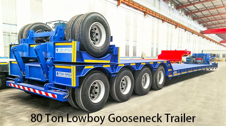 80 Ton Lowboy Gooseneck Trailer for Sale in Philippines, Cagayan De Oro