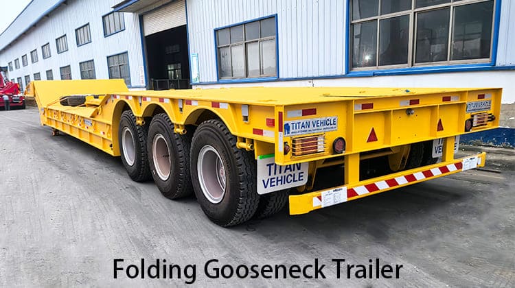 80 Ton Folding Gooseneck Trailer for Sale in Philippines, Manila