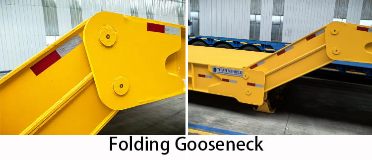 80 Ton Folding Gooseneck Trailer for Sale in Philippines, Manila
