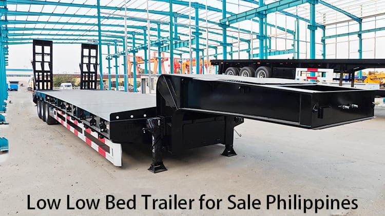 Tri Axle Low Low Bed Trailer for Sale Philippines, Manila