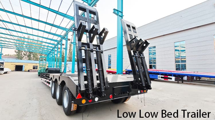 Tri Axle Low Low Bed Trailer for Sale Philippines, Manila