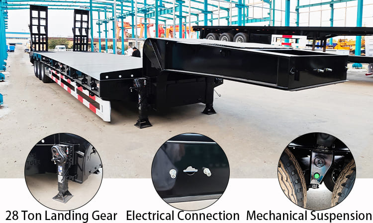 Tri Axle Low Low Bed Trailer for Sale Philippines, Manila