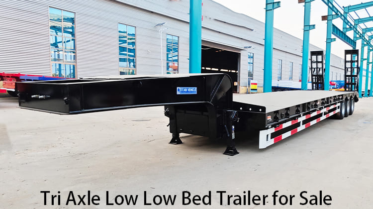 Tri Axle Low Low Bed Trailer for Sale Philippines, Manila