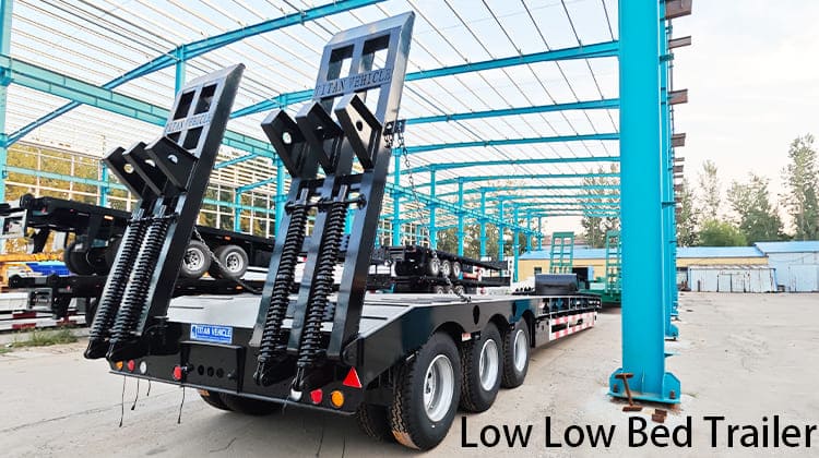 Tri Axle Low Low Bed Trailer for Sale Philippines, Manila
