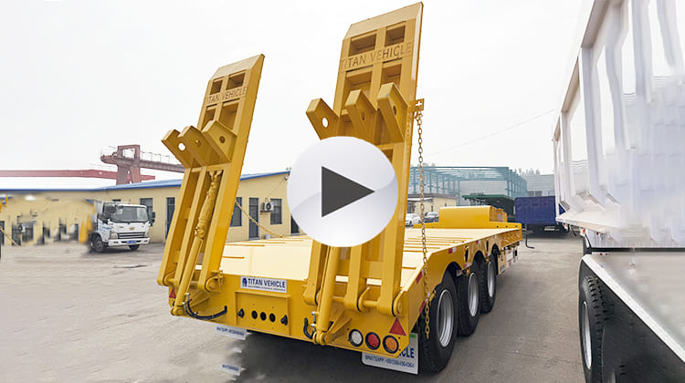 Tri Axle Low Bed Semi Tariler for Sale in Philippines, Batangas
