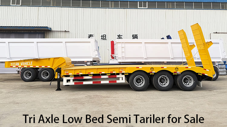 Tri Axle Low Bed Semi Tariler for Sale in Philippines, Batangas