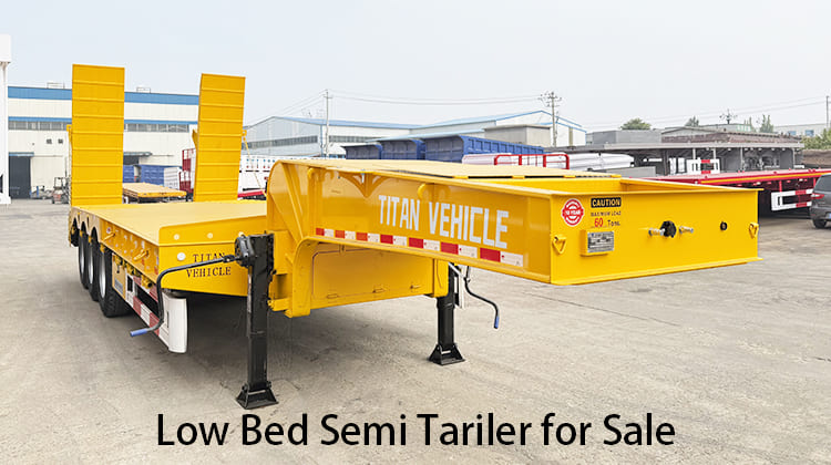Tri Axle Low Bed Semi Tariler for Sale in Philippines, Batangas