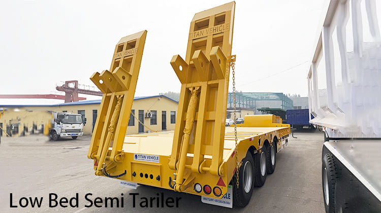 Tri Axle Low Bed Semi Tariler for Sale in Philippines, Batangas