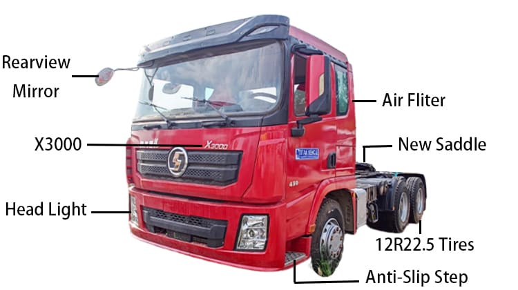 Euro IV 430 HP Used Shacman Tractor Truck X3000 Price for Sale in Philippines