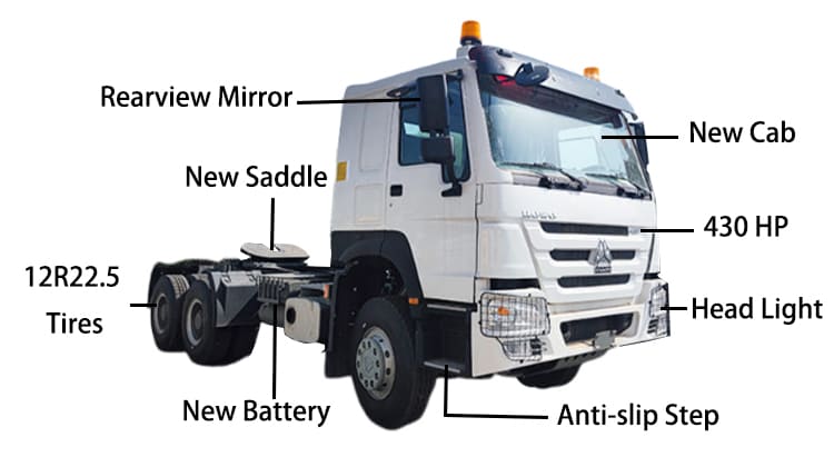 CNHTC Used Howo 6x4 Tractor Trucks | Howo 430 for Sale in Philippines, Cebu