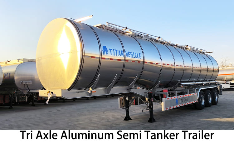 Tri Axle Aluminum Semi Tanker Trailer Manufacturers for Sale in Philippines, Manila
