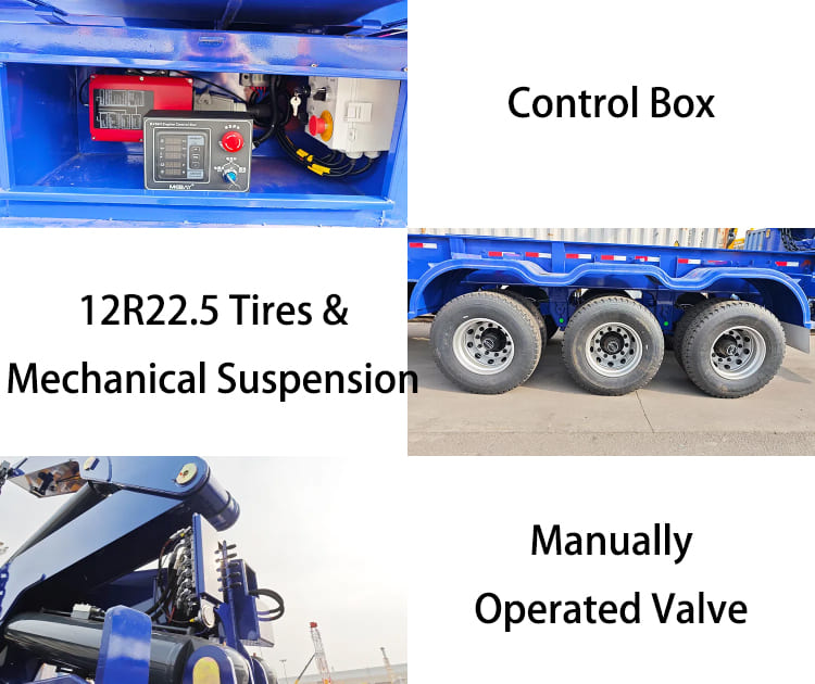 40 Ton Container Side Loader Trailer Price for Sale in Philippines, Batangas