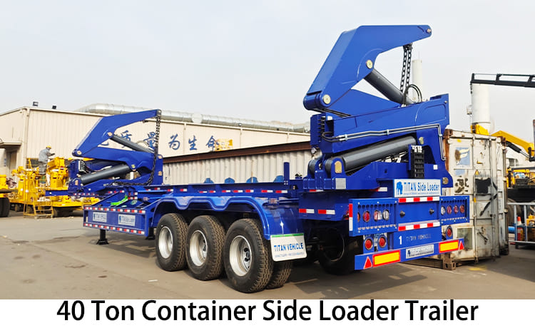 40 Ton Container Side Loader Trailer Price for Sale in Philippines, Batangas