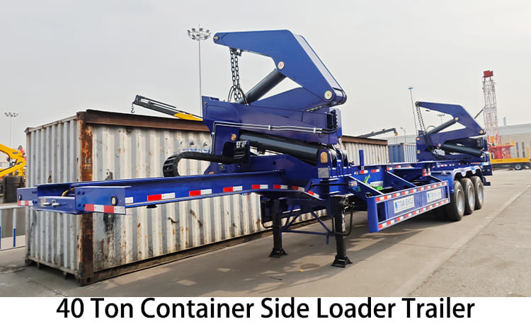 40 Ton Container Side Loader Trailer Price for Sale in Philippines, Batangas