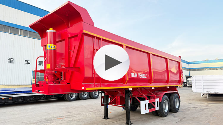2 Axle 35 CBM Semi Tipper Trailer Price for Sale in Philippines, General Santos