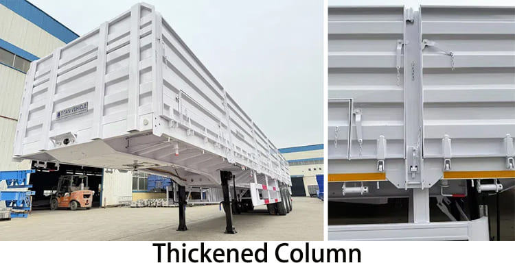 Tri Axle Trailer With Side Walls | Side Wall Semi Trailer for Sale in Philippines, Manila   