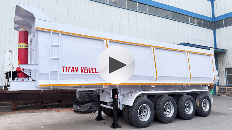35 CBM Hydraulic Dump Truck Trailer | Dumper Trailer for Sale in Philippines, Mati