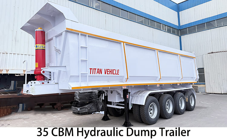 35 CBM Hydraulic Dump Truck Trailer | Dumper Trailer for Sale in Philippines, Mati