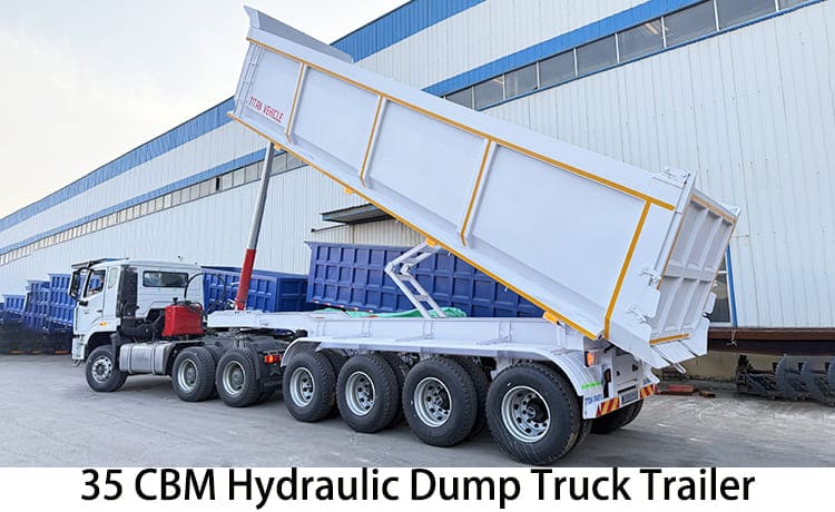 35 CBM Hydraulic Dump Truck Trailer | Dumper Trailer for Sale in Philippines, Mati