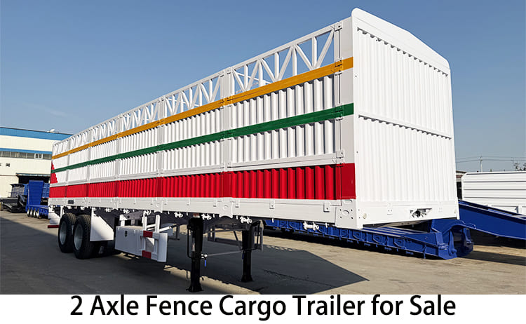 2 Axle Stake Semi Trailer | Fence Cargo Trailer for Sale in Philippines, Naga