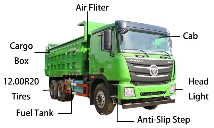 Foton Auman GTL Dump Truck Price for Sale in Philippines, Davao