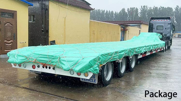 New 80 Tons Low Low Bed Trailer Price for Sale Philippines